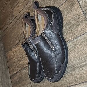 G. H. Bass brown slip-ons men's size 9